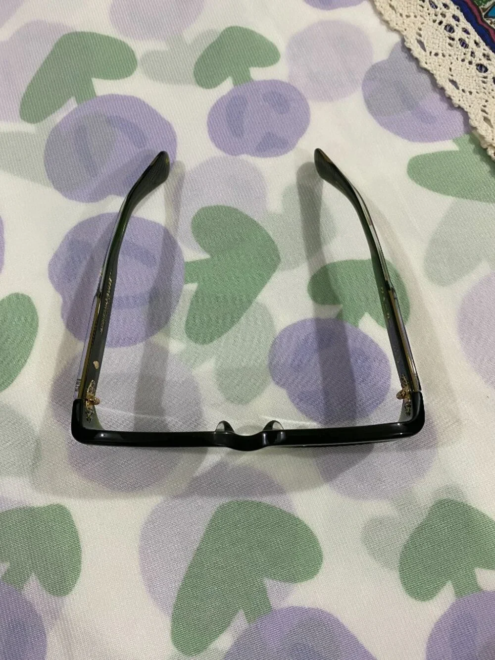 Jacques Marie Mage Dark Green Square-Frame Sunglasses